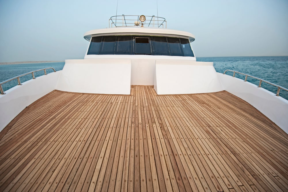 New Teak Deck on Yacht